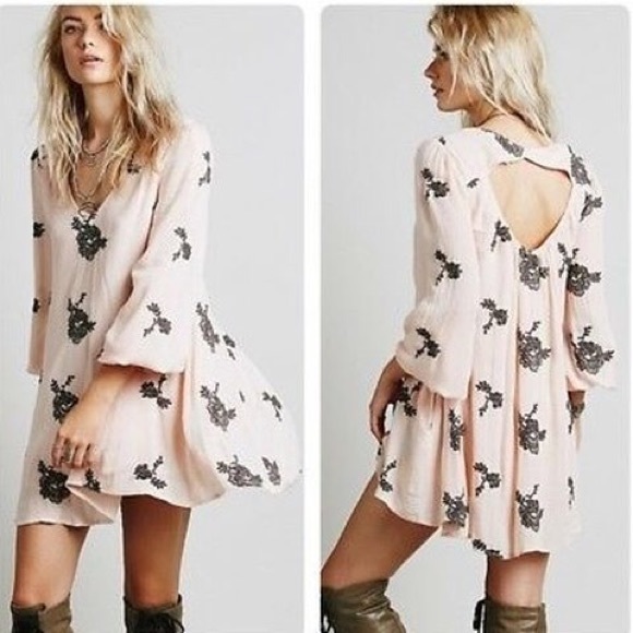 Free People Embroidered Austin Dress 💕 - Picture 3 of 5